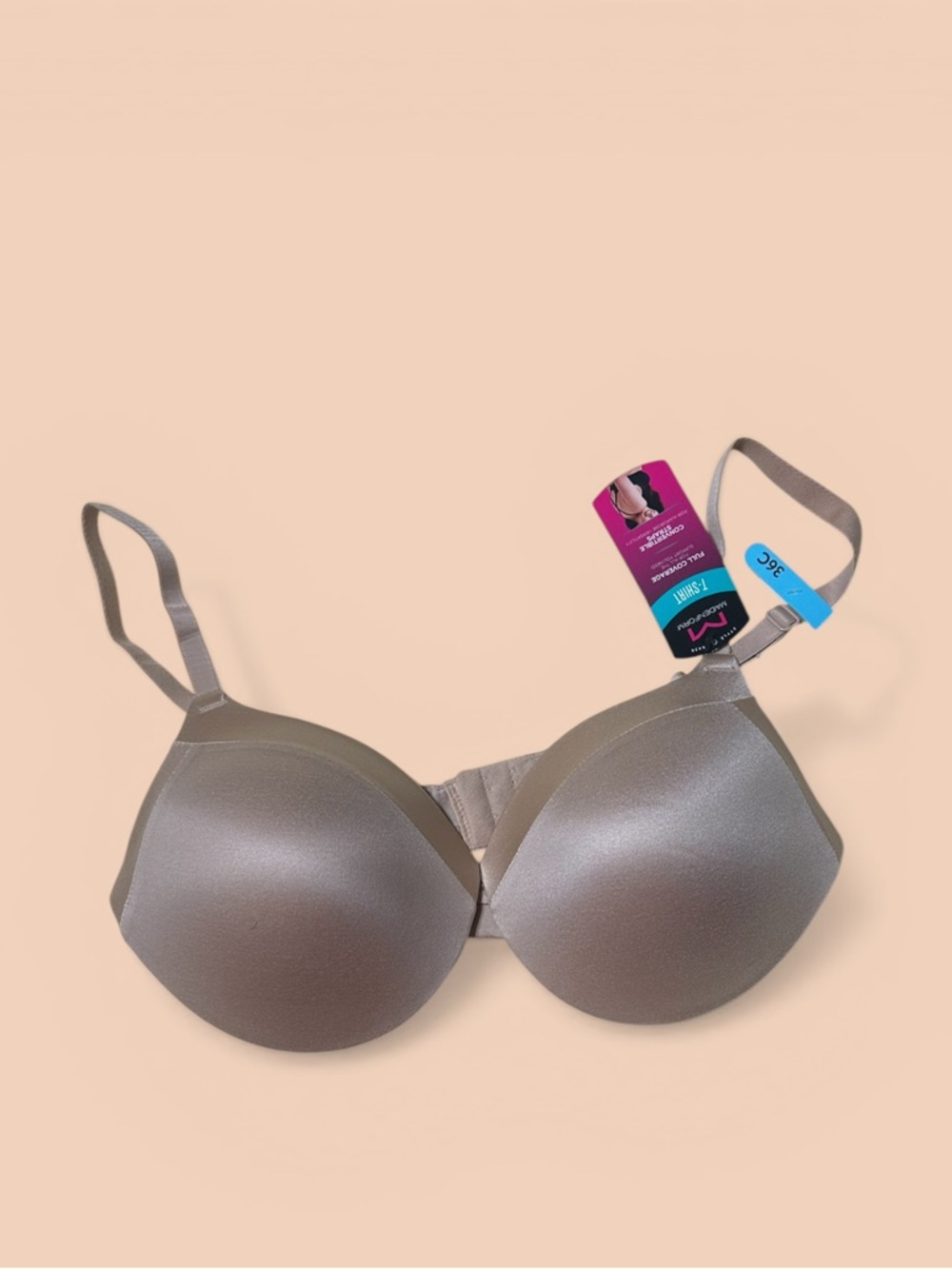 Maidenform Seamless Full Coverage Padded T-Shirt Bra in Body Beige 36C